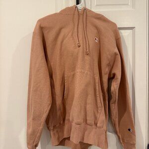 Light Pink Champion Reverse Weave Hoodie